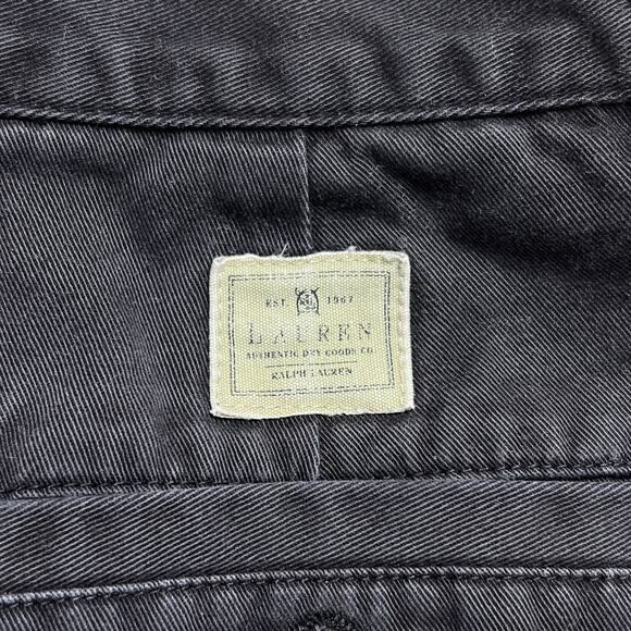 Lauren Ralph Lauren Black High Waisted Wide Leg Shorts Women's 4 Summer Preppy - Picture 3 of 6